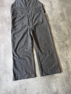 Acne Studios Wool Striped Overalls Grey Men - S