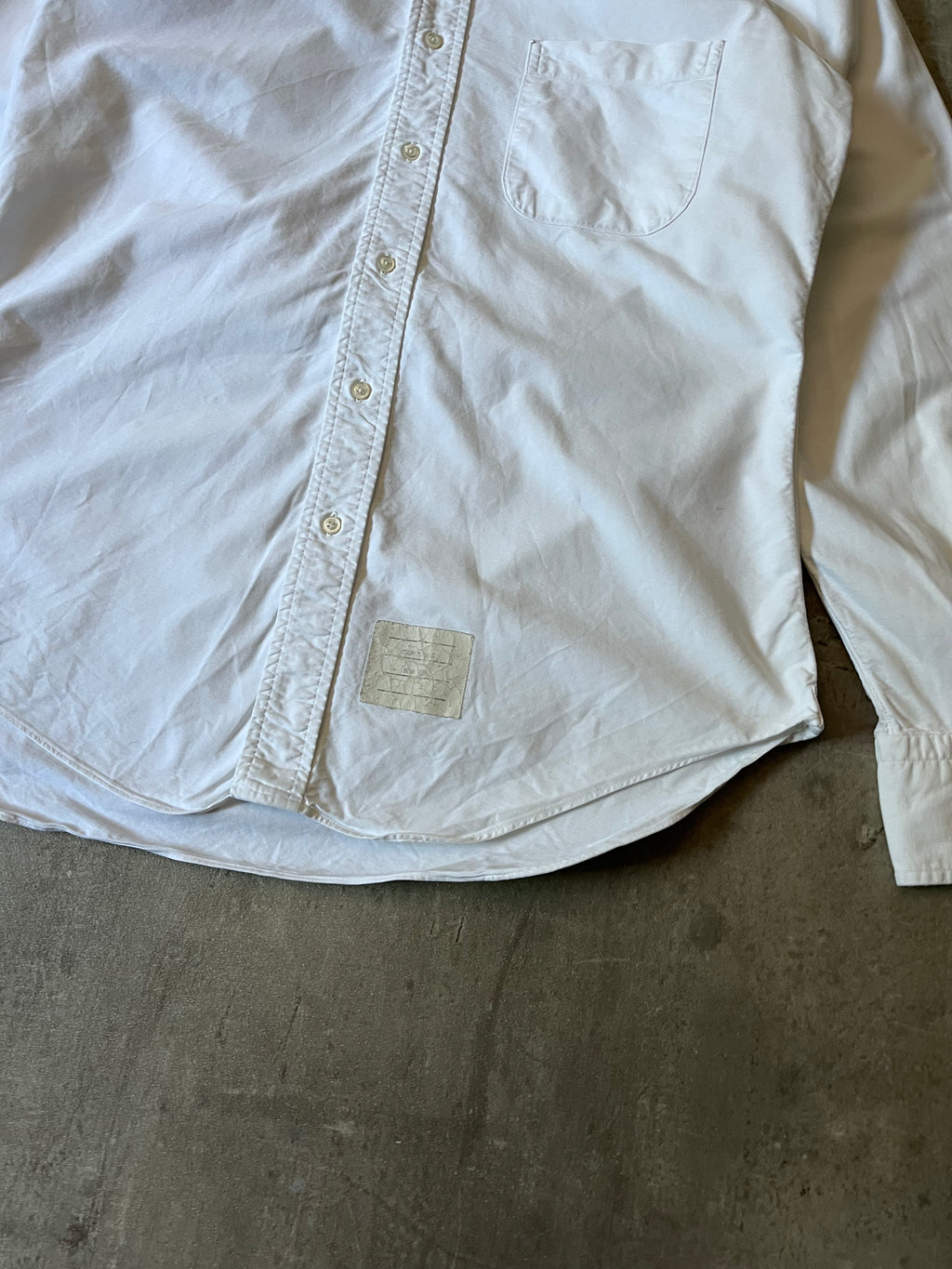 Thom Brown Formal Shirt White Men - L