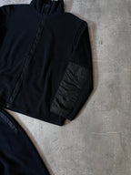 2000s Prada Red Tab Fleece Set Black Women - L