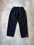 2000s Prada Red Tab Fleece Set Black Women - L