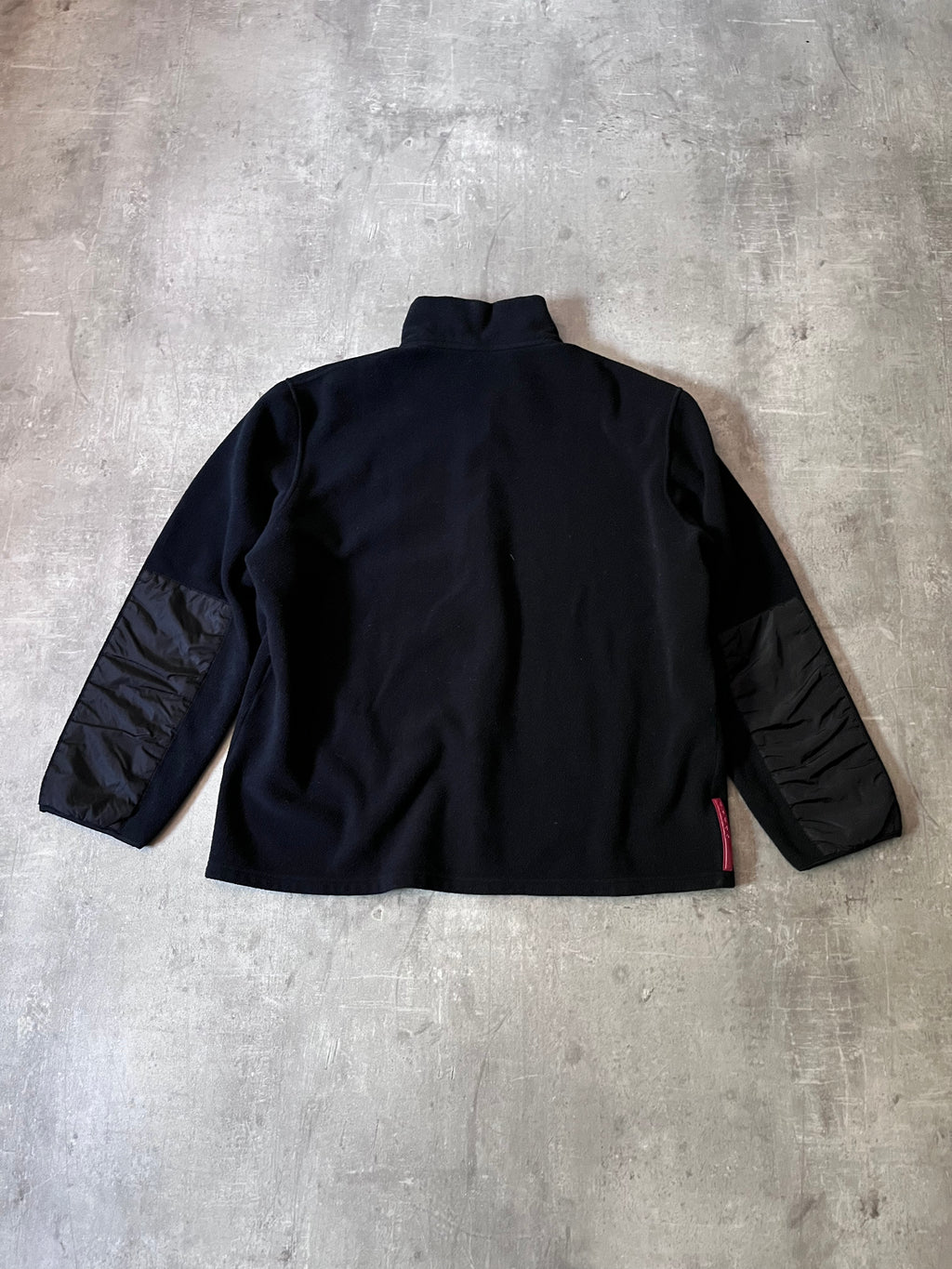 2000s Prada Red Tab Fleece Set Black Women - L