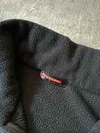 2000s Prada Red Tab Fleece Set Black Women - L