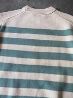 Acne Studios Striped Wool Sweater Beige Green Men - XS