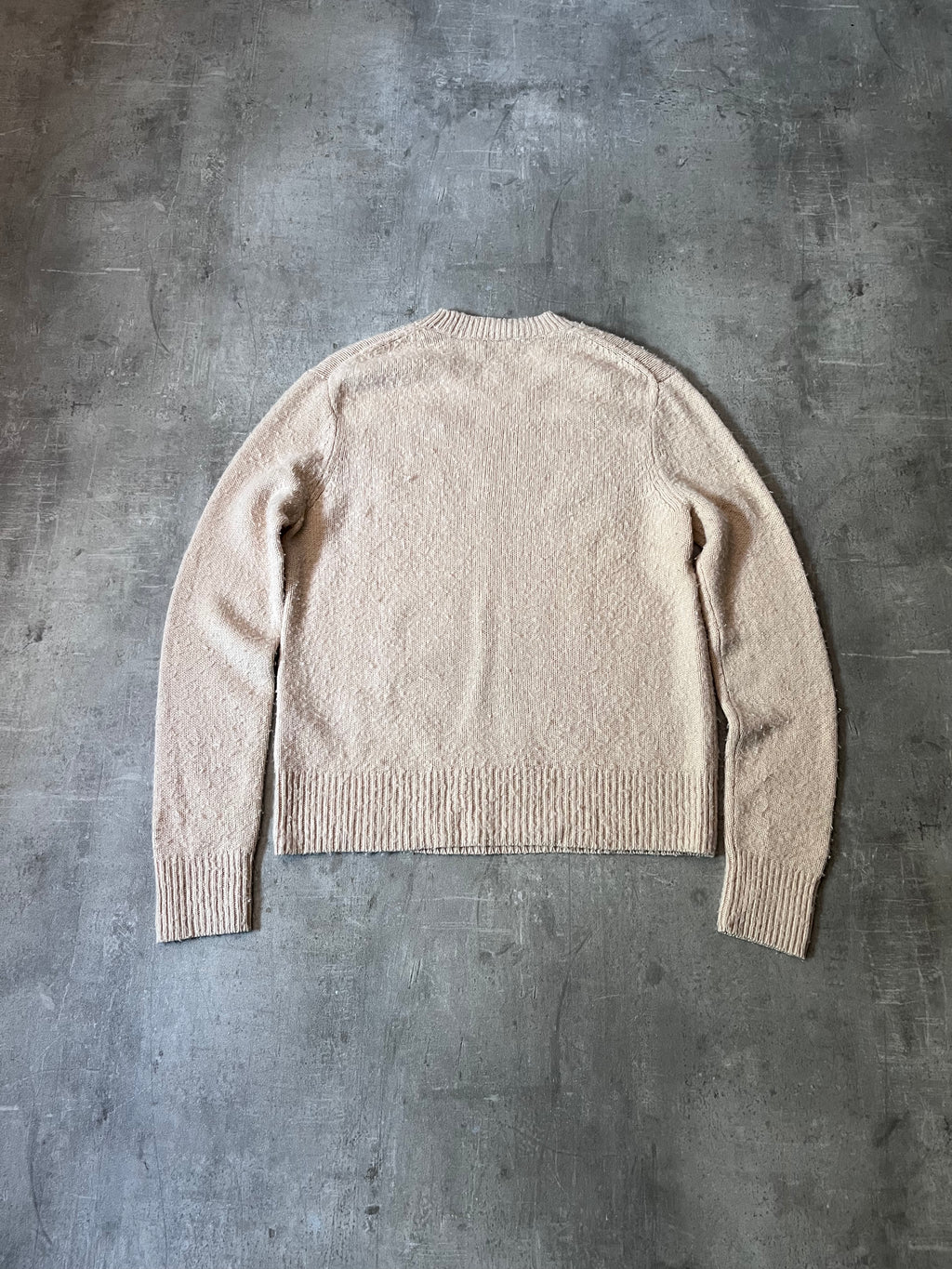 Acne Studios Peele Wool Cashmere Sweater Beige Men - M