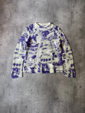 F/W 2019 Acne Studios Oversize Rave Poster Scribble Wool Sweater Men - XS