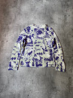 F/W 2019 Acne Studios Oversize Rave Poster Scribble Wool Sweater Men - XS