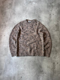 Acne Studios Brushed Wool Mohair Sweater Brown Men - M