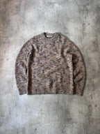 Acne Studios Brushed Wool Mohair Sweater Brown Men - M