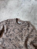 Acne Studios Brushed Wool Mohair Sweater Brown Men - M