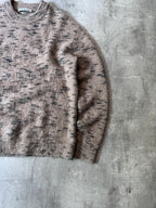 Acne Studios Brushed Wool Mohair Sweater Brown Men - M