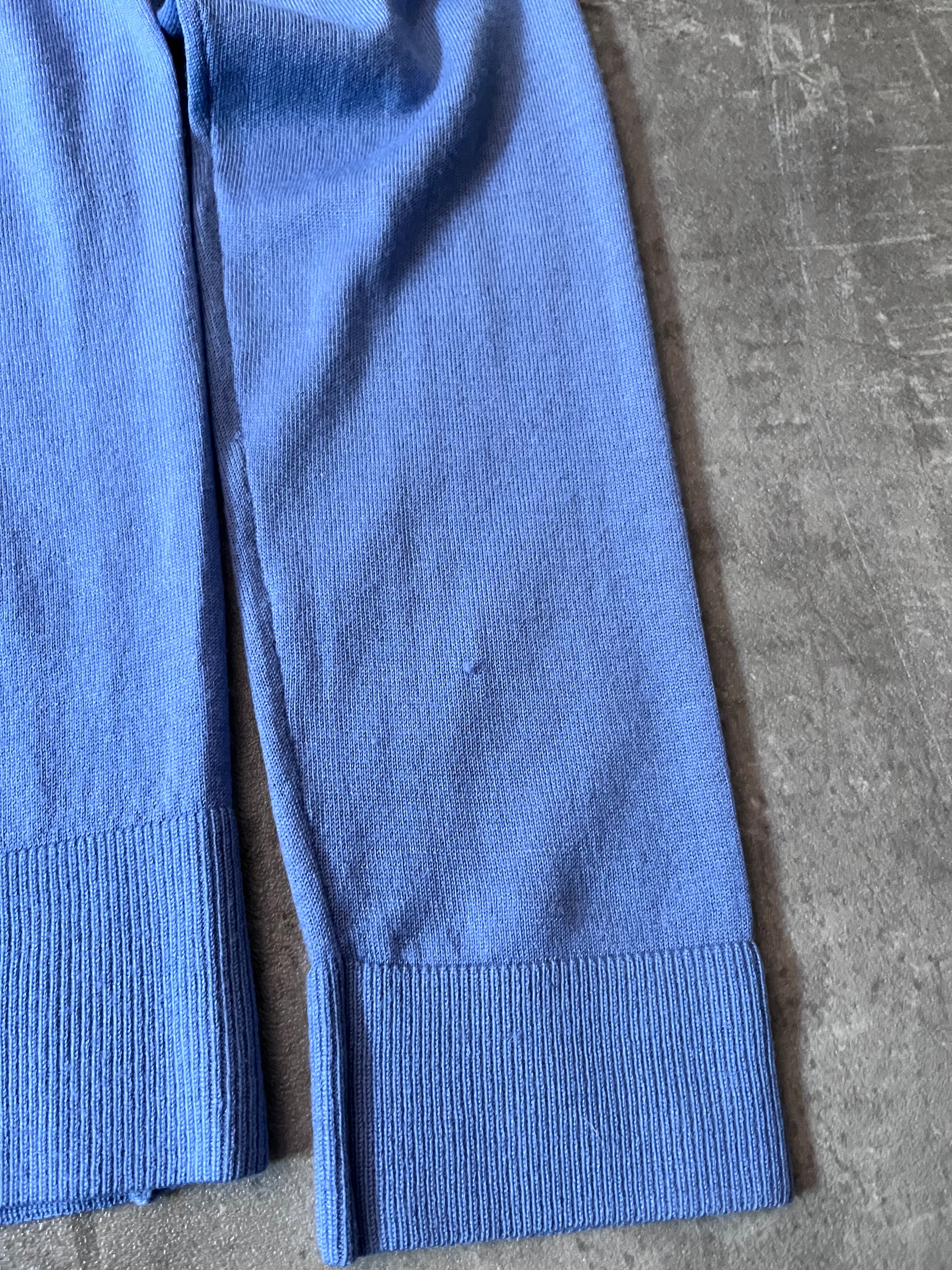 Acne Studios Fuzzy Rocket Embroidered Wool Sweater Blue Men - M