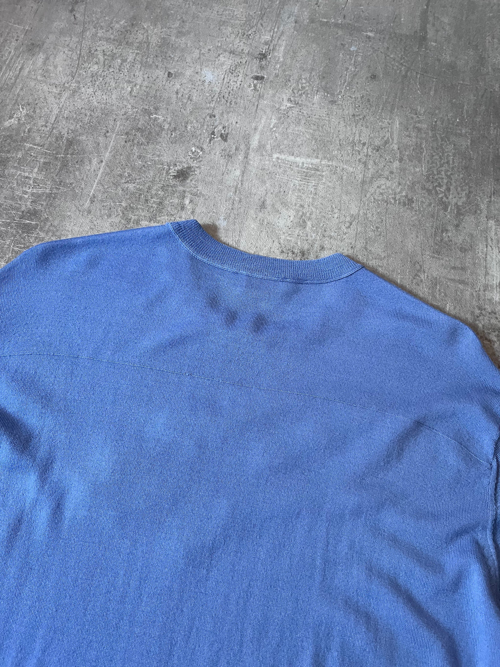 Acne Studios Fuzzy Rocket Embroidered Wool Sweater Blue Men - M