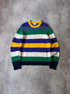 Acne Studios Kai Striped Wool Sweter Multicolor Men - M