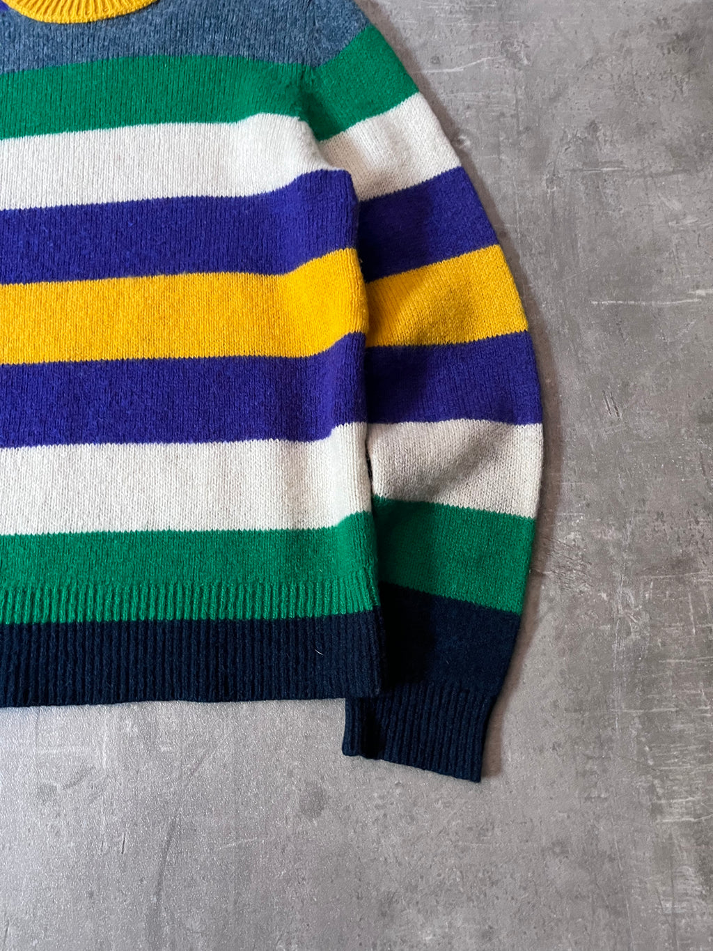 Acne Studios Kai Striped Wool Sweter Multicolor Men - M