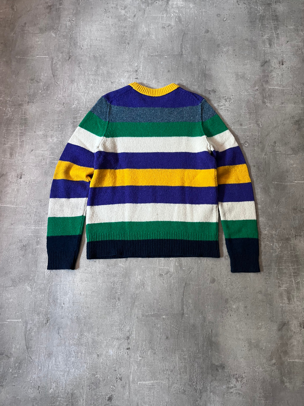 Acne Studios Kai Striped Wool Sweter Multicolor Men - M