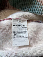 S/S 2022 Acne Studios "Separation" Print by Edvard Munch Wool Sweater Multicolor Men - M