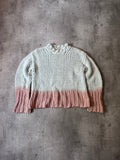 Acne Studios Chunky Degrade Gradient Sweater Mint Women - M