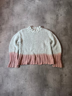Acne Studios Chunky Degrade Gradient Sweater Mint Women - M