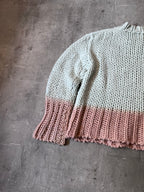Acne Studios Chunky Degrade Gradient Sweater Mint Women - M