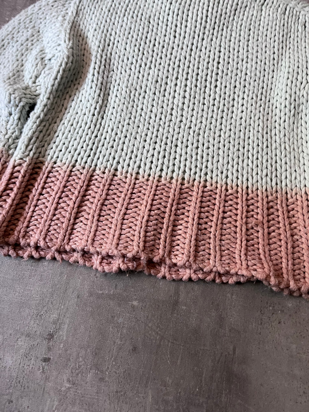 Acne Studios Chunky Degrade Gradient Sweater Mint Women - M