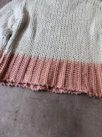 Acne Studios Chunky Degrade Gradient Sweater Mint Women - M