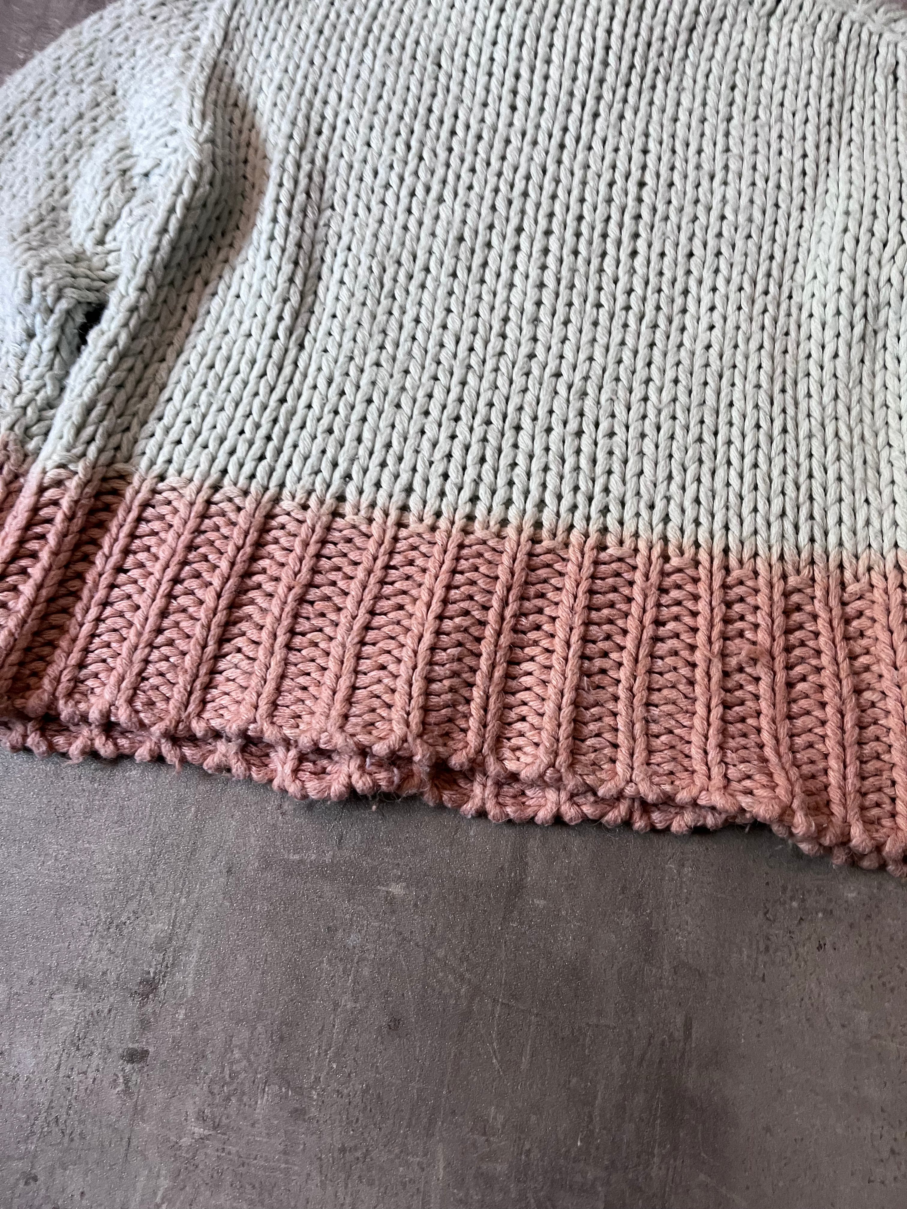 Acne Studios Chunky Degrade Gradient Sweater Mint Women - M
