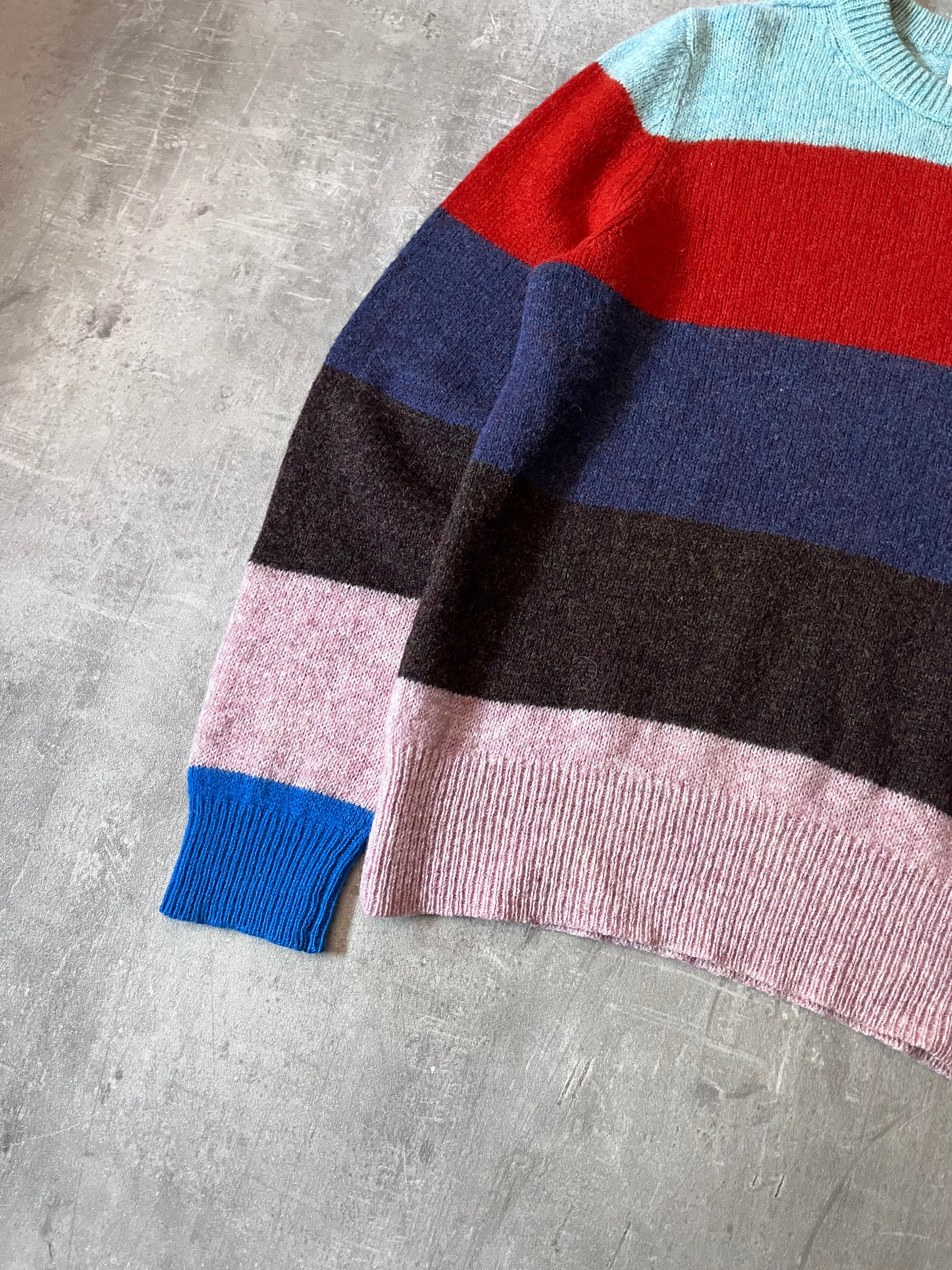 Acne Studios Kai B Striped Wool Sweater Multicolor Men - L