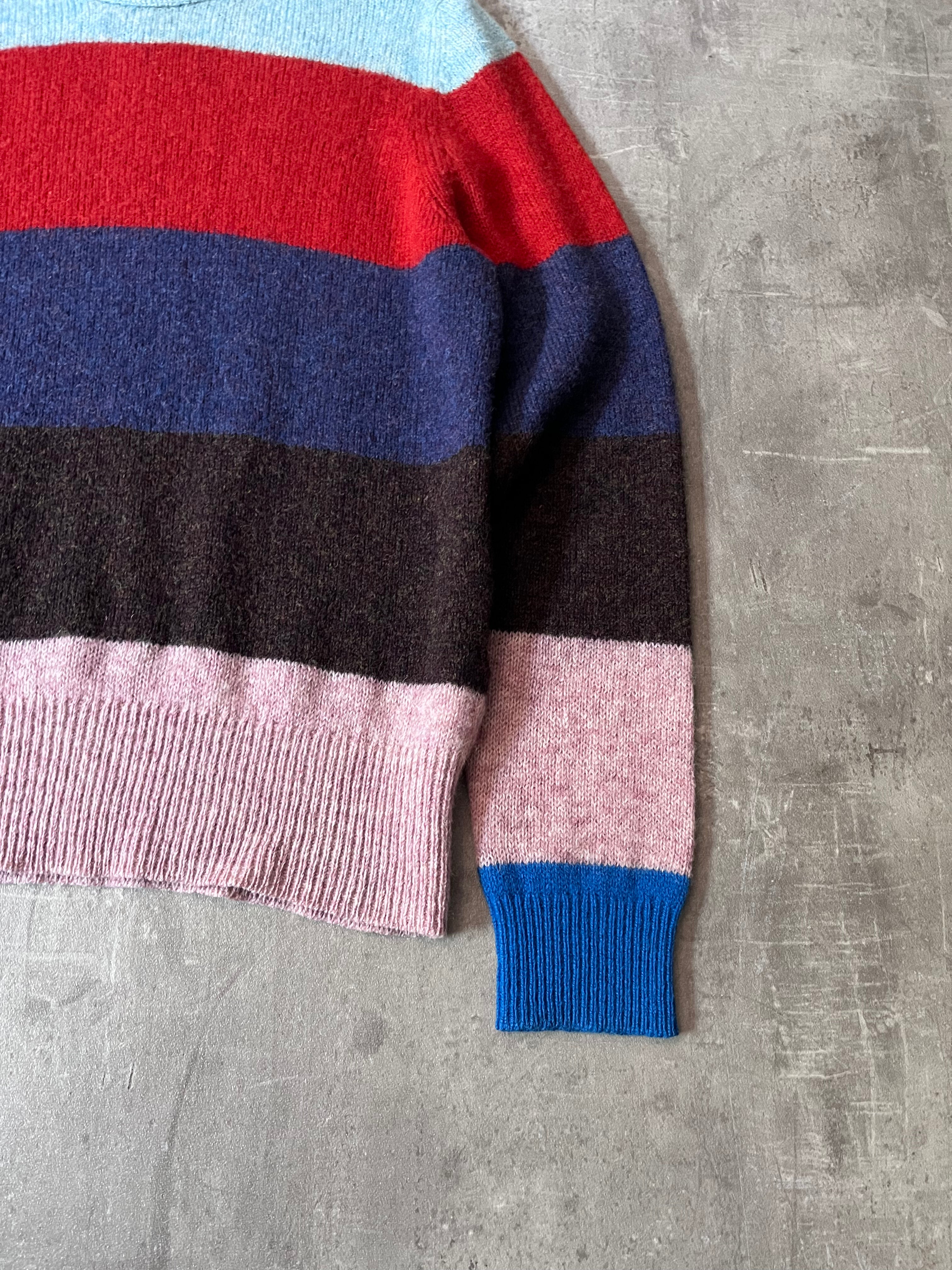 Acne Studios Kai B Striped Wool Sweater Multicolor Men - L
