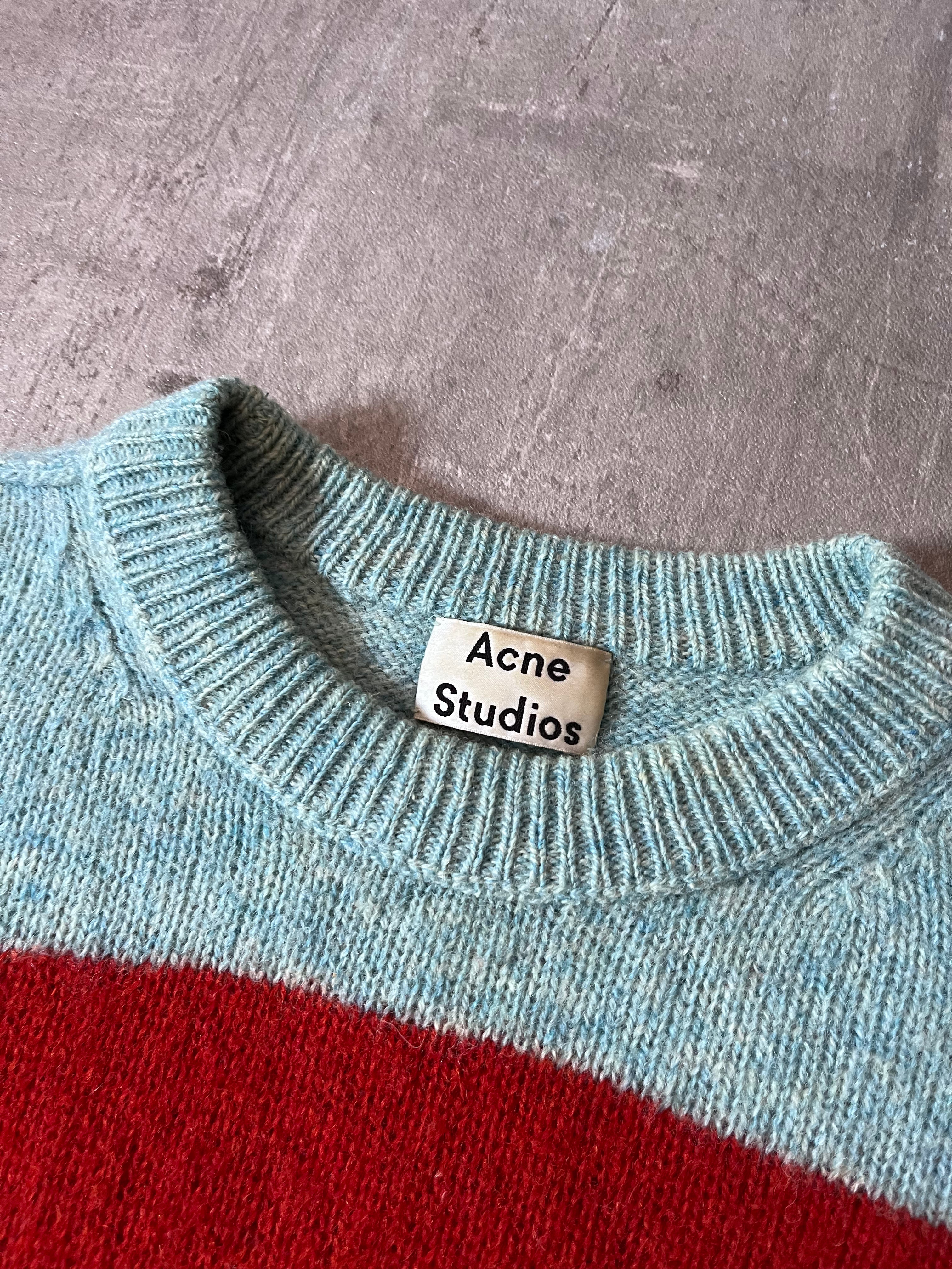 Acne Studios Kai B Striped Wool Sweater Multicolor Men - L