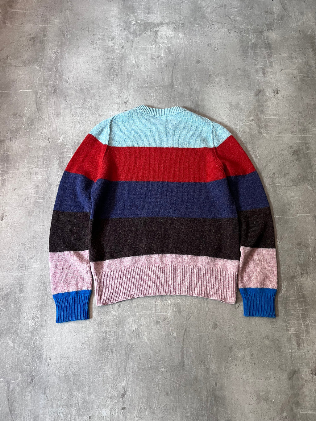 Acne Studios Kai B Striped Wool Sweater Multicolor Men - L