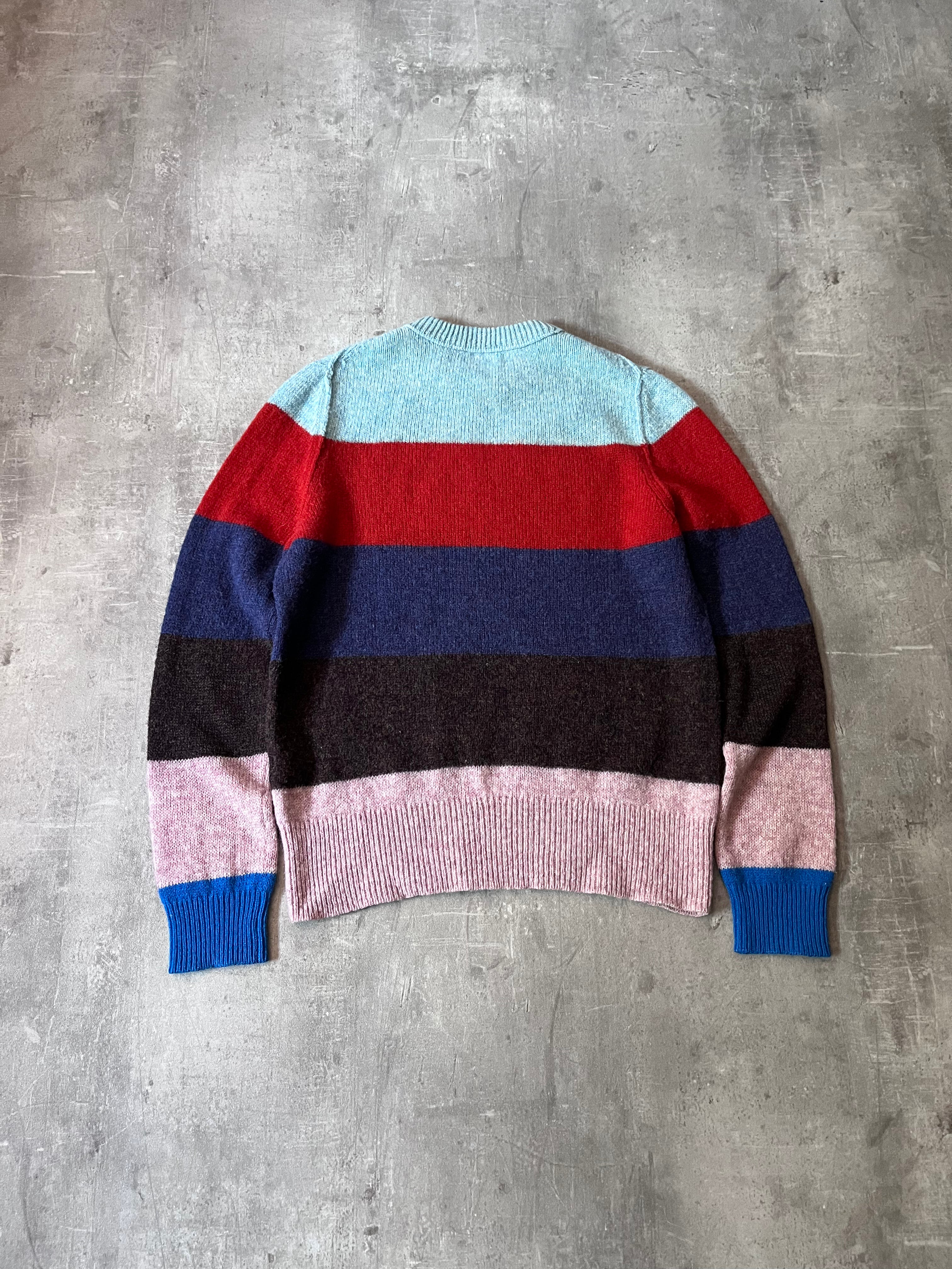 Acne Studios Kai B Striped Wool Sweater Multicolor Men - L