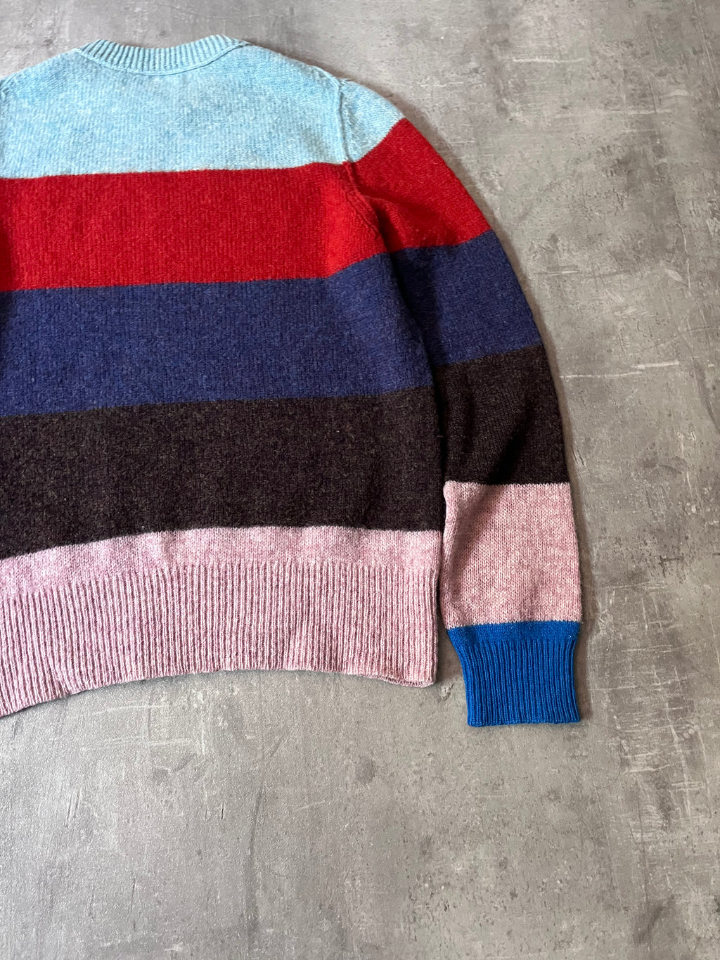 Acne Studios Kai B Striped Wool Sweater Multicolor Men - L
