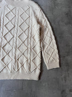 Acne Studios Joris Oversize Wool Sweater Beige Men - S