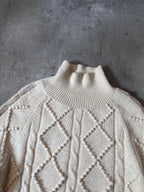 Acne Studios Joris Oversize Wool Sweater Beige Men - S