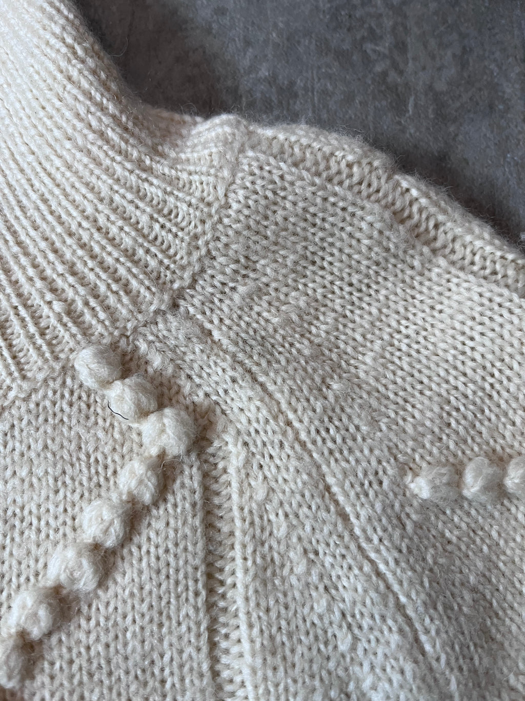Acne Studios Joris Oversize Wool Sweater Beige Men - S