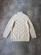 Acne Studios Joris Oversize Wool Sweater Beige Men - S