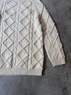 Acne Studios Joris Oversize Wool Sweater Beige Men - S