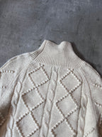 Acne Studios Joris Oversize Wool Sweater Beige Men - S