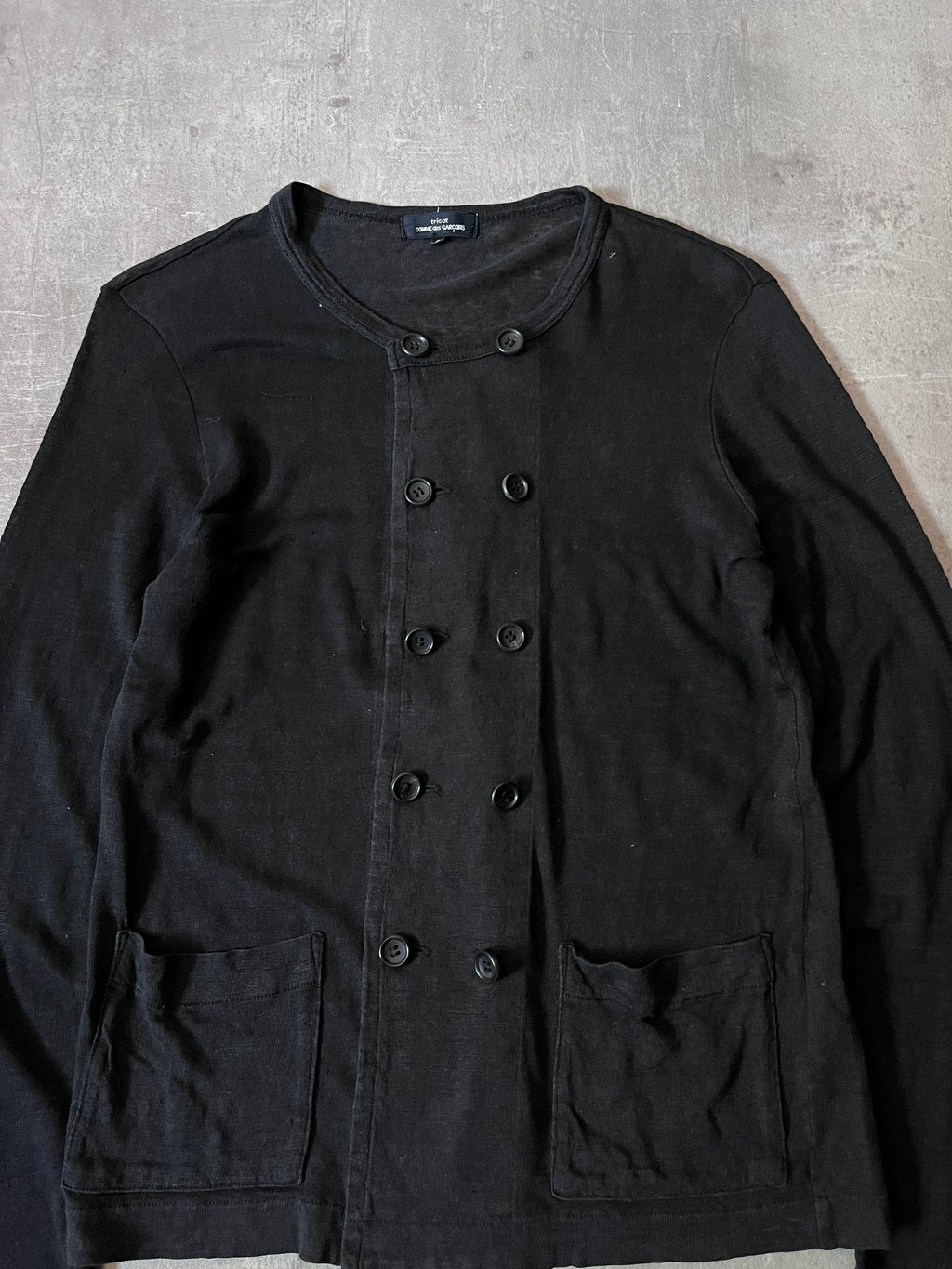 Comme des Garcons Tricot Double Breasted Sweater Black Women - S