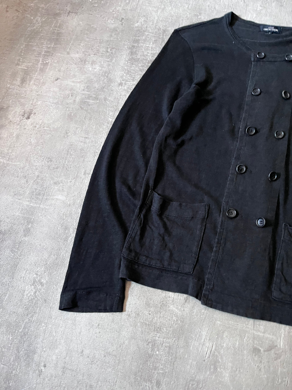 Comme des Garcons Tricot Double Breasted Sweater Black Women - S