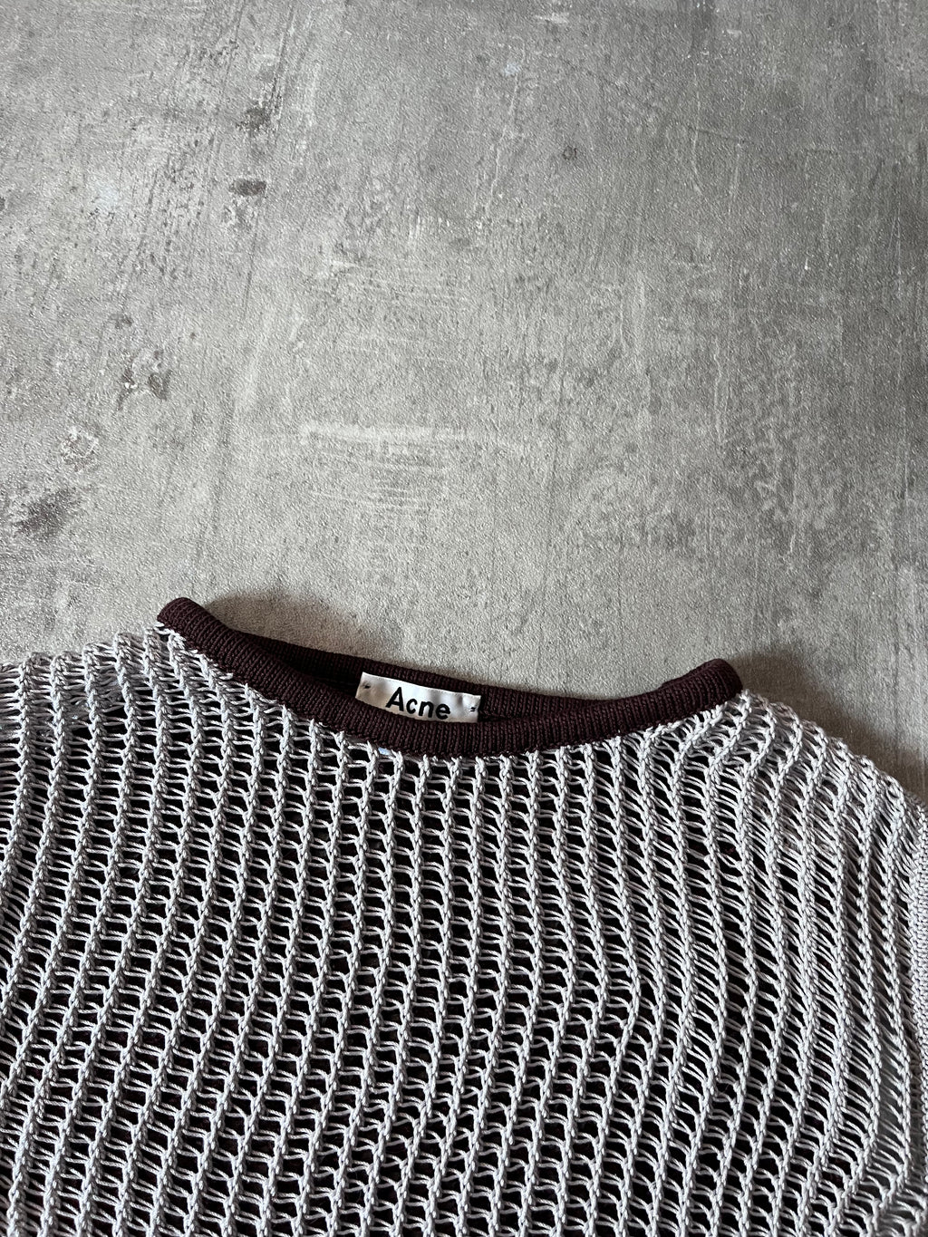 S/S 2017 Acne Studios Kan Cotton Tank Top Men Beige Brown Men - XS