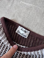 S/S 2017 Acne Studios Kan Cotton Tank Top Men Beige Brown Men - XS