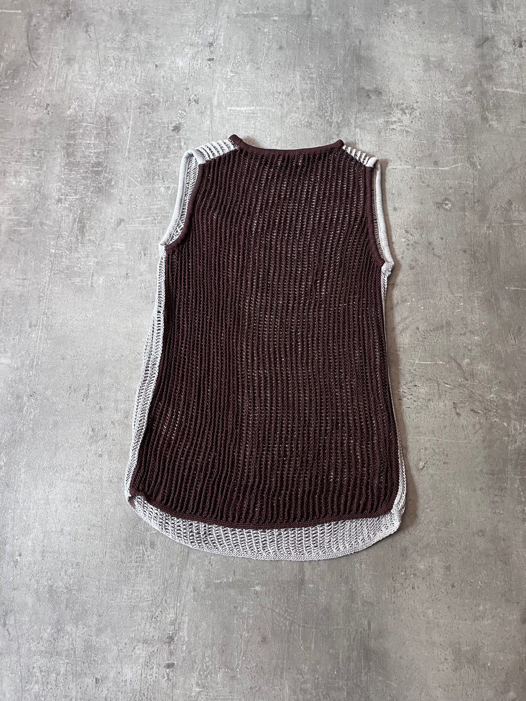 S/S 2017 Acne Studios Kan Cotton Tank Top Men Beige Brown Men - XS