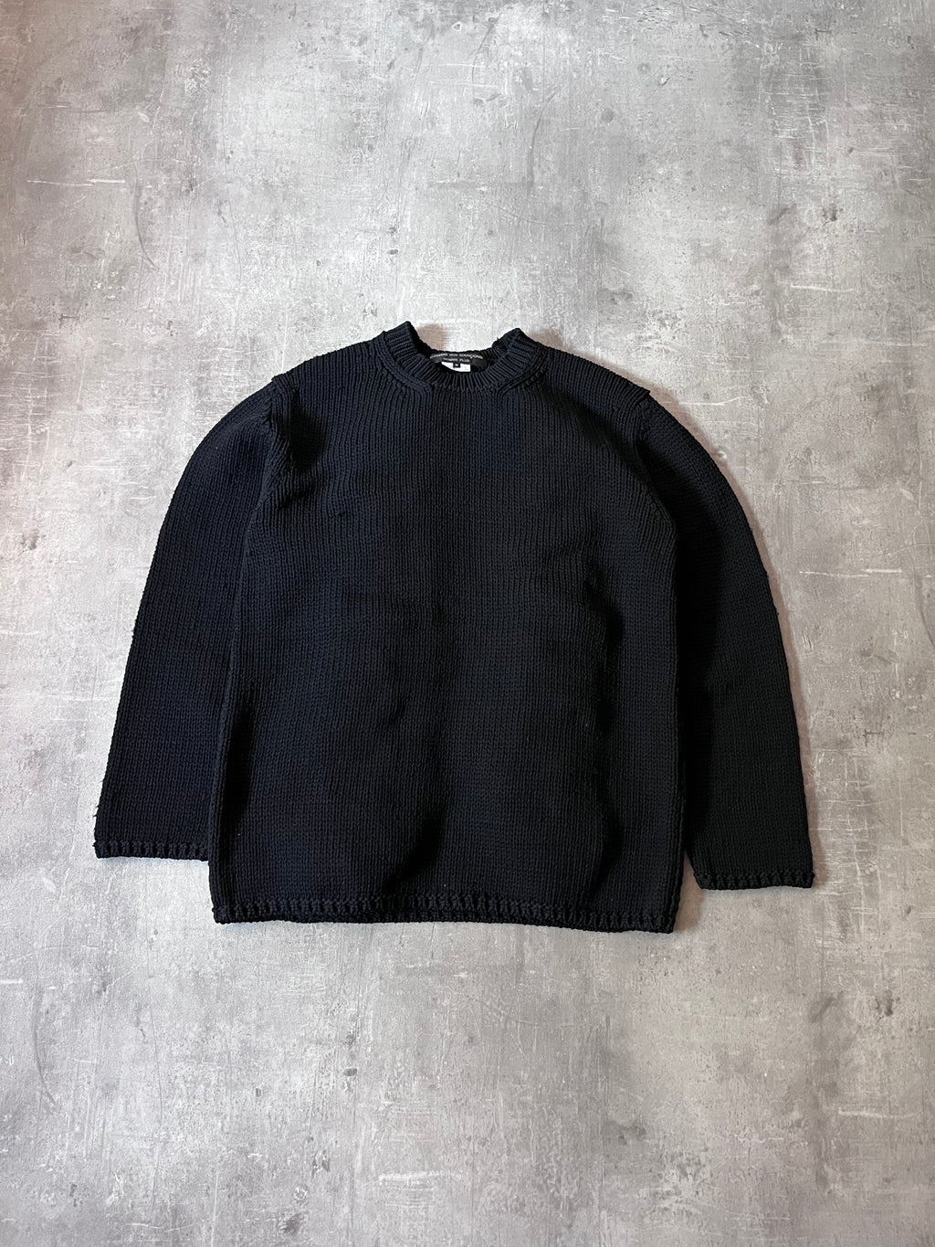 Comme des Garcons Homme Plus Knited Braid Sweater Black Men - M