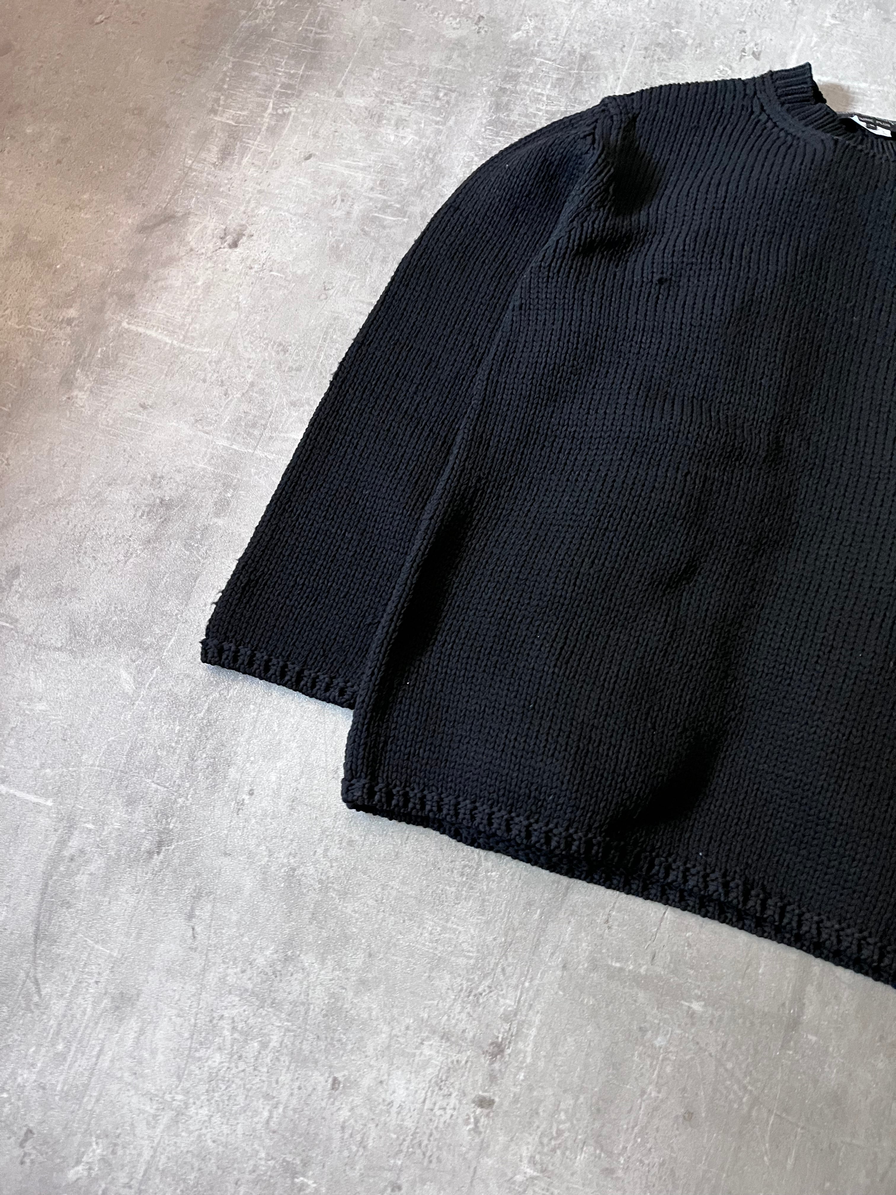 Comme des Garcons Homme Plus Knited Braid Sweater Black Men - M