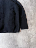 Comme des Garcons Homme Plus Knited Braid Sweater Black Men - M