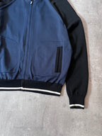S/S 2017 Comme des Garcons Junya Watanabe Sukajan Knit Jacket Navy Men - M