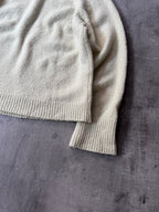 Our Legacy V-Neck Raglan Wool Alpaca Sweater Yellow Men - M