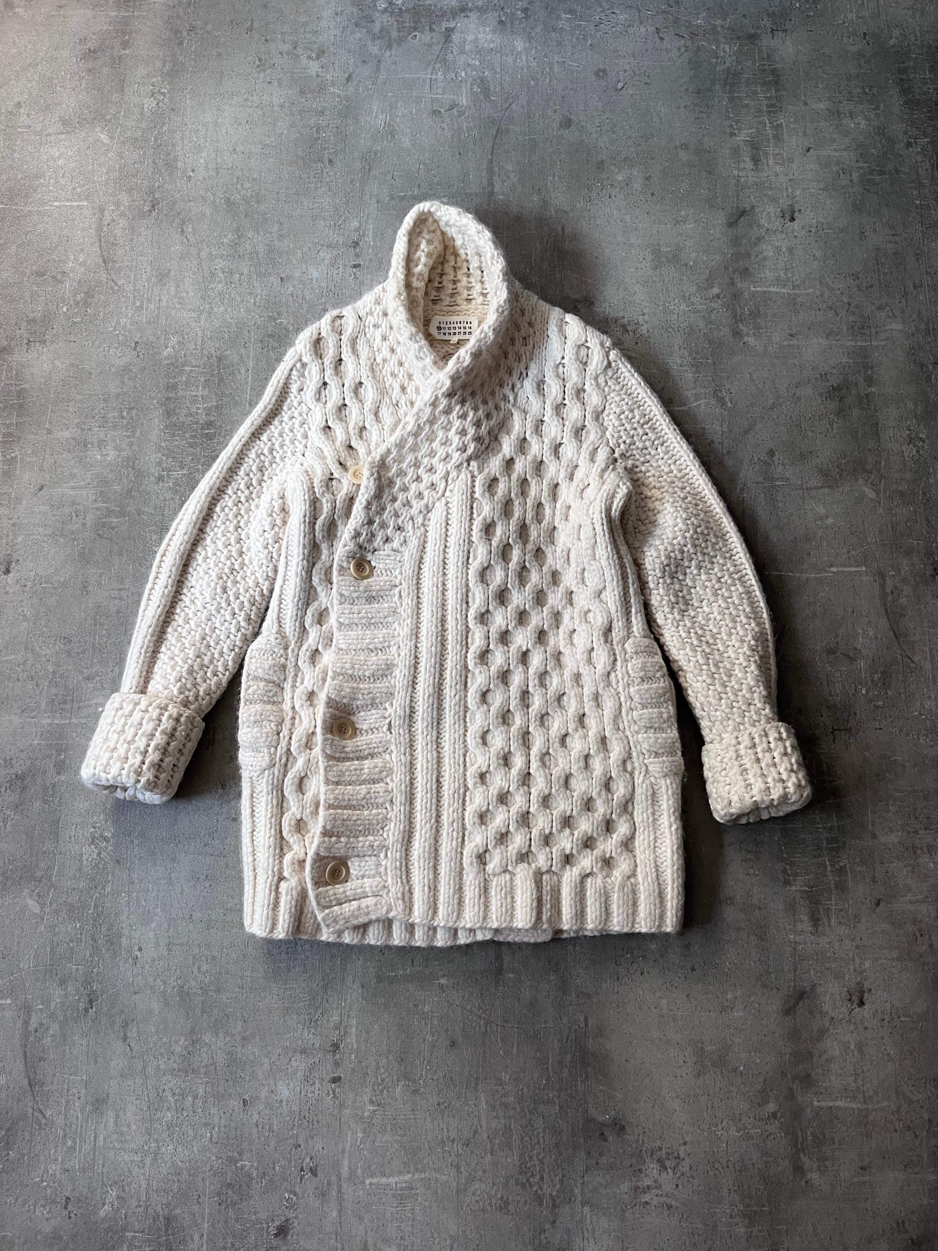 F/W 2013 Maison Margiela Alpaca Heavyweight Sweater Beige Men - M
