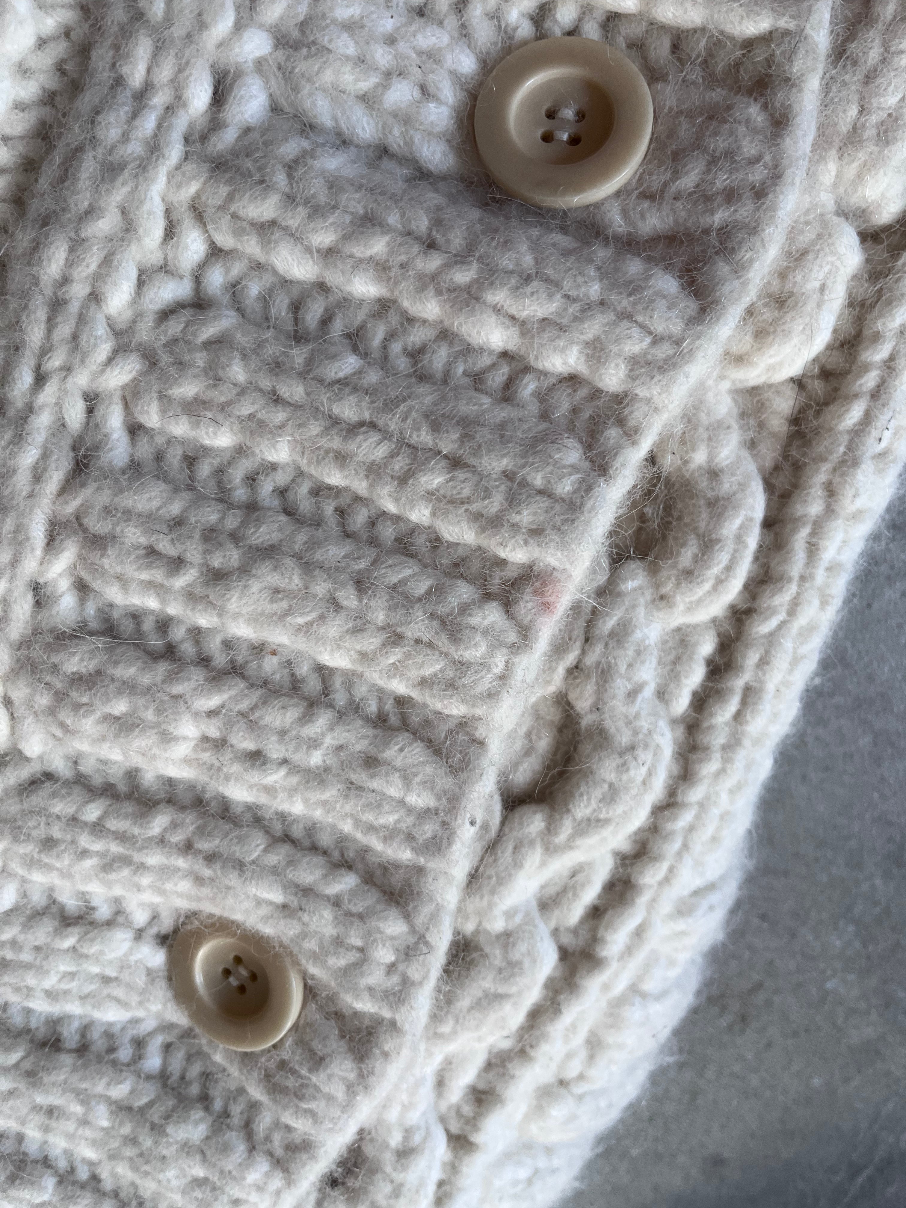 F/W 2013 Maison Margiela Alpaca Heavyweight Sweater Beige Men - M